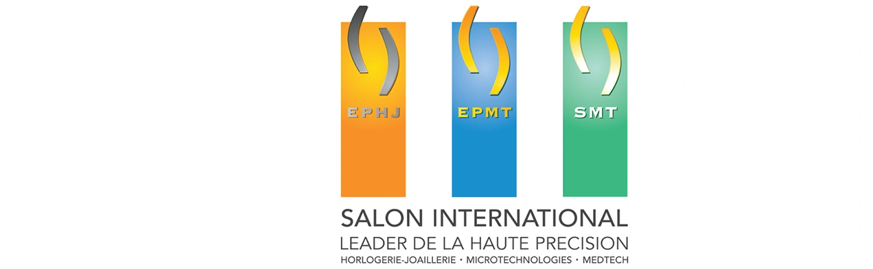 Image de fond avec le logo du salon EPHJ - EPMT - SMT