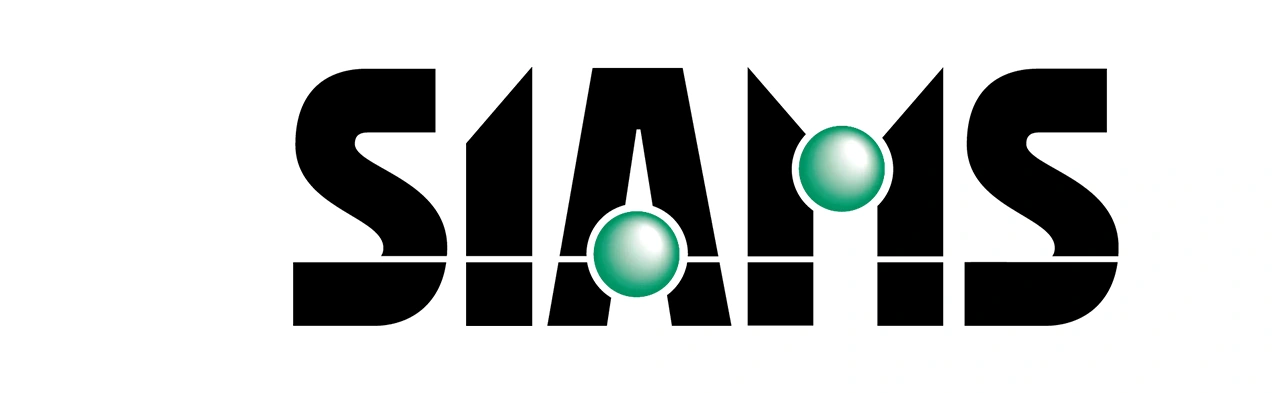 Image de fond avec le logo du salon SIAMS