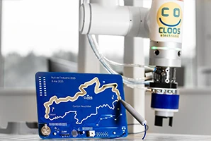 Image d'un pcb donné lors de la nuit de l'industrie