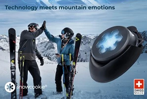 Image d'un Snowcookie avec des skieurs